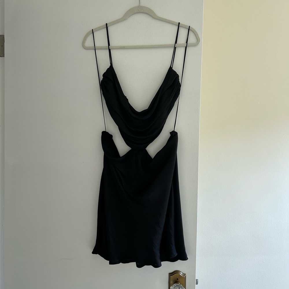 Satin mini dress